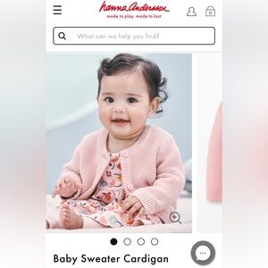 Hanna Andersson baby sweater